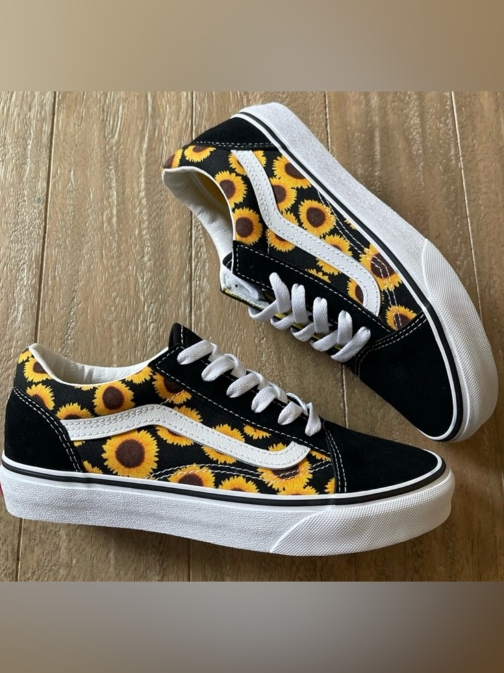Black Sunflower Vans